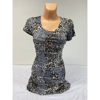 Dámská tunika Halenka NIKOLKA, Barva Šedá, Velikost XL 44, Materiál 96% Viskoza 4% Lycra