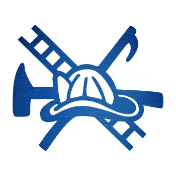 Samolepící dekorace SAMOLEPKA Hasič 005 levá (65 - škrábaný kov modrý) NA AUTO, NÁLEPKA, FÓLIE, POLEP, TUNING, VLASTNÍ TEXT, TISK, AUTOSAMOLEPKY.cz, POLEPY, OBRÁZEK, LOGO, SAMOLEPKY