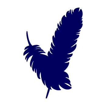 Samolepící dekorace SAMOLEPKA Peříčka 002 pravá (23 - tmavě modrá) NA AUTO, NÁLEPKA, FÓLIE, POLEP, TUNING, VLASTNÍ TEXT, TISK, AUTOSAMOLEPKY.cz, POLEPY, OBRÁZEK, LOGO, SAMOLEPKY