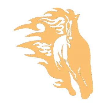 Samolepicí dekorace na vozidlo Animal flames 007 pravá kůň (08 - béžová) SAMOLEPKA NA AUTO, NÁLEPKA, FÓLIE, POLEP, TUNING, VLASTNÍ TEXT, TISK, AUTOSAMOLEPKY.cz, POLEPY, OBRÁZEK, LOGO, 3D STICKERS