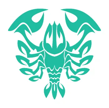 Samolepící dekorace SAMOLEPKA Rak 003 (25 - tyrkysová) NA AUTO, NÁLEPKA, FÓLIE, POLEP, TUNING, VLASTNÍ TEXT, TISK, AUTOSAMOLEPKY.cz, POLEPY, OBRÁZEK, LOGO, SAMOLEPKY