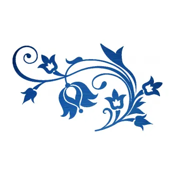 Samolepící dekorace SAMOLEPKA Květina dekor 002 levá (65 - škrábaný kov modrý) NA AUTO, NÁLEPKA, FÓLIE, POLEP, TUNING, VLASTNÍ TEXT, TISK, AUTOSAMOLEPKY.cz, POLEPY, OBRÁZEK, LOGO, SAMOLEPKY