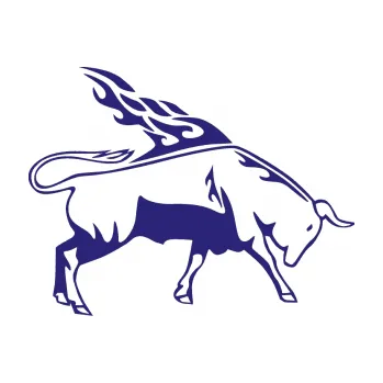 Samolepicí dekorace na vozidlo Animal flames 067 pravá býk (22 - střední modrá) SAMOLEPKA NA AUTO, NÁLEPKA, FÓLIE, POLEP, TUNING, VLASTNÍ TEXT, TISK, AUTOSAMOLEPKY.cz, POLEPY, OBRÁZEK, LOGO, 3D STICKERS