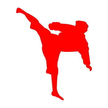 Polep vozidla Karate 009 levá (74 - Fluorescentní červená) SAMOLEPKA NA AUTO, NÁLEPKA, FÓLIE, POLEP, TUNING, VLASTNÍ TEXT, TISK, AUTOSAMOLEPKY.cz, POLEPY, OBRÁZEK, LOGO, 3D STICKERS