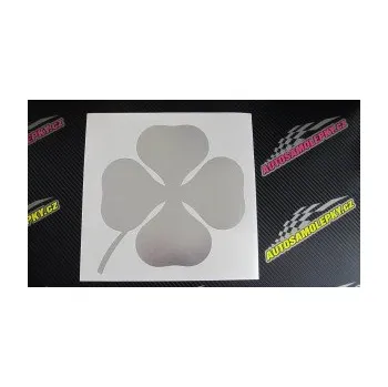 Samolepící dekorace SAMOLEPKA Čtyřlístek 001 levá (12 - zelená) NA AUTO, NÁLEPKA, FÓLIE, POLEP, TUNING, VLASTNÍ TEXT, TISK, AUTOSAMOLEPKY.cz, POLEPY, OBRÁZEK, LOGO, SAMOLEPKY