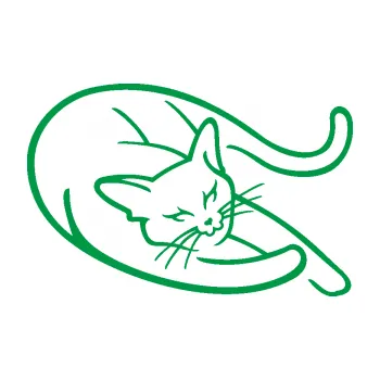 Samolepící dekorace Kočka 022 pravá (12 - zelená) SAMOLEPKA NA AUTO, NÁLEPKA, FÓLIE, POLEP, TUNING, VLASTNÍ TEXT, TISK, AUTOSAMOLEPKY.cz, POLEPY, OBRÁZEK, LOGO, 3D STICKERS