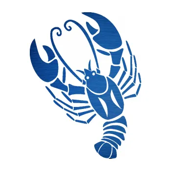 Samolepící dekorace SAMOLEPKA Rak 005 levá (65 - škrábaný kov modrý) NA AUTO, NÁLEPKA, FÓLIE, POLEP, TUNING, VLASTNÍ TEXT, TISK, AUTOSAMOLEPKY.cz, POLEPY, OBRÁZEK, LOGO, SAMOLEPKY