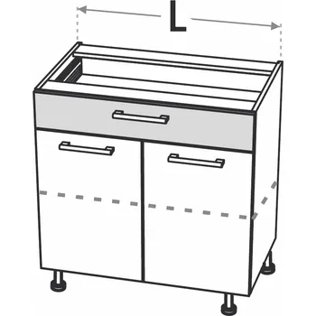 Kuchyňská skříňka Kuchyňská skříňka Duo XL DS90/1