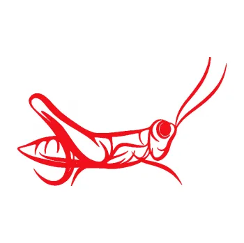 Samolepící dekorace SAMOLEPKA Kobylka 001 pravá (10 - červená) NA AUTO, NÁLEPKA, FÓLIE, POLEP, TUNING, VLASTNÍ TEXT, TISK, AUTOSAMOLEPKY.cz, POLEPY, OBRÁZEK, LOGO, SAMOLEPKY