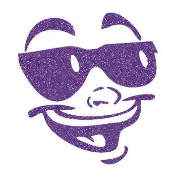 Samolepící dekorace SAMOLEPKA Obličej 005 pravá veselý s brýlemi (87 - Ultra Metalic fialová) NA AUTO, NÁLEPKA, FÓLIE, POLEP, TUNING, VLASTNÍ TEXT, TISK, AUTOSAMOLEPKY.cz, POLEPY, OBRÁZEK, LOGO, SAMOLEPKY