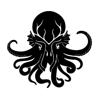 Samolepící dekorace SAMOLEPKA Chobotnice 002 pravá (01 - černá) NA AUTO, NÁLEPKA, FÓLIE, POLEP, TUNING, VLASTNÍ TEXT, TISK, AUTOSAMOLEPKY.cz, POLEPY, OBRÁZEK, LOGO, SAMOLEPKY