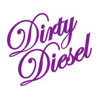Polep vozidla SAMOLEPKA Dirty diesel 001 nápis (14 - fialová) NA AUTO, NÁLEPKA, FÓLIE, POLEP, TUNING, VLASTNÍ TEXT, TISK, AUTOSAMOLEPKY.cz, POLEPY, OBRÁZEK, LOGO, SAMOLEPKY