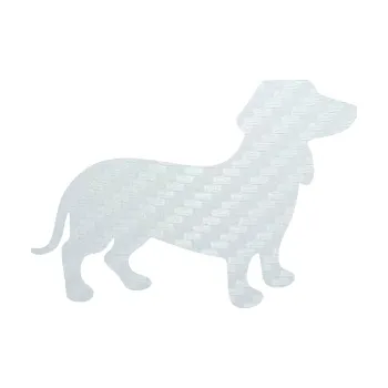 Polep vozidla SAMOLEPKA Pes 112 pravá Jezevčík (51 - 3D karbon bílý) NA AUTO, NÁLEPKA, FÓLIE, POLEP, TUNING, VLASTNÍ TEXT, TISK, AUTOSAMOLEPKY.cz, POLEPY, OBRÁZEK, LOGO, SAMOLEPKY