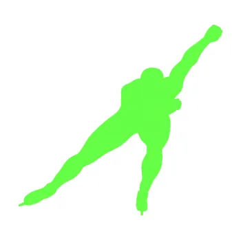 Polep vozidla SAMOLEPKA Rychlobruslení pravá (71 - Fluorescentní zelená) NA AUTO, NÁLEPKA, FÓLIE, POLEP, TUNING, VLASTNÍ TEXT, TISK, AUTOSAMOLEPKY.cz, POLEPY, OBRÁZEK, LOGO, SAMOLEPKY