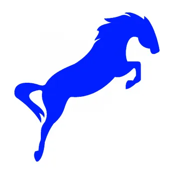 Samolepící dekorace Kůň 072 pravá skok (19 - modrá dynamic) SAMOLEPKA NA AUTO, NÁLEPKA, FÓLIE, POLEP, TUNING, VLASTNÍ TEXT, TISK, AUTOSAMOLEPKY.cz, POLEPY, OBRÁZEK, LOGO, 3D STICKERS
