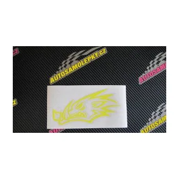 Samolepící dekorace SAMOLEPKA Divoké prase 002 levá kanec hlava (10 - červená) NA AUTO, NÁLEPKA, FÓLIE, POLEP, TUNING, VLASTNÍ TEXT, TISK, AUTOSAMOLEPKY.cz, POLEPY, OBRÁZEK, LOGO, SAMOLEPKY