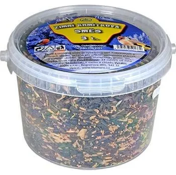 Krmivo pro ptáka Zimní krmítková směs 3 l, kbelíček"