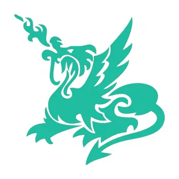 Samolepicí dekorace na vozidlo Dragon 045 levá (25 - tyrkysová) SAMOLEPKA NA AUTO, NÁLEPKA, FÓLIE, POLEP, TUNING, VLASTNÍ TEXT, TISK, AUTOSAMOLEPKY.cz, POLEPY, OBRÁZEK, LOGO, 3D STICKERS