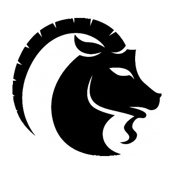 Samolepící dekorace Kozoroh 002 pravá (01 - černá) SAMOLEPKA NA AUTO, NÁLEPKA, FÓLIE, POLEP, TUNING, VLASTNÍ TEXT, TISK, AUTOSAMOLEPKY.cz, POLEPY, OBRÁZEK, LOGO, 3D STICKERS