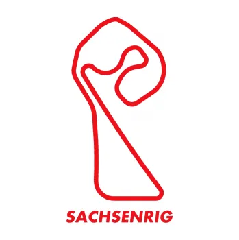 Samolepící dekorace SAMOLEPKA Okruh Sachsenring (10 - červená) NA AUTO, NÁLEPKA, FÓLIE, POLEP, TUNING, VLASTNÍ TEXT, TISK, AUTOSAMOLEPKY.cz, POLEPY, OBRÁZEK, LOGO, SAMOLEPKY