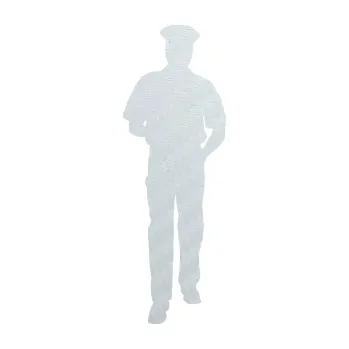 Samolepící dekorace SAMOLEPKA Policajt 003 levá (51 - 3D karbon bílý) NA AUTO, NÁLEPKA, FÓLIE, POLEP, TUNING, VLASTNÍ TEXT, TISK, AUTOSAMOLEPKY.cz, POLEPY, OBRÁZEK, LOGO, SAMOLEPKY