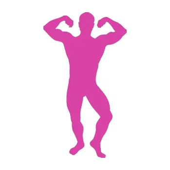 Polep vozidla Kulturista 012 pravá (16 - růžová) SAMOLEPKA NA AUTO, NÁLEPKA, FÓLIE, POLEP, TUNING, VLASTNÍ TEXT, TISK, AUTOSAMOLEPKY.cz, POLEPY, OBRÁZEK, LOGO, 3D STICKERS