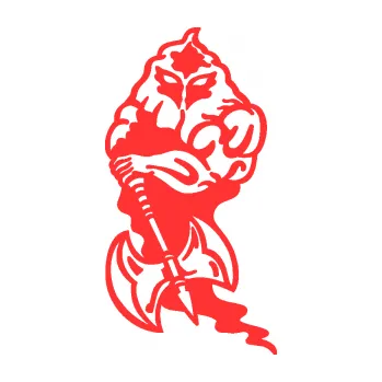 Samolepicí dekorace na vozidlo Kat 001 pravá (02 - světle červená) SAMOLEPKA NA AUTO, NÁLEPKA, FÓLIE, POLEP, TUNING, VLASTNÍ TEXT, TISK, AUTOSAMOLEPKY.cz, POLEPY, OBRÁZEK, LOGO, 3D STICKERS