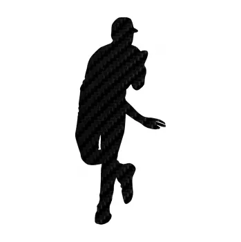 Samolepicí dekorace na vozidlo Baseball 008 pravá (50 - 3D karbon černý) SAMOLEPKA NA AUTO, NÁLEPKA, FÓLIE, POLEP, TUNING, VLASTNÍ TEXT, TISK, AUTOSAMOLEPKY.cz, POLEPY, OBRÁZEK, LOGO, 3D STICKERS