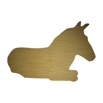 Samolepící dekorace SAMOLEPKA Kůň 017 pravá ležící (64 - škrábaný kov zlatý) NA AUTO, NÁLEPKA, FÓLIE, POLEP, TUNING, VLASTNÍ TEXT, TISK, AUTOSAMOLEPKY.cz, POLEPY, OBRÁZEK, LOGO, SAMOLEPKY