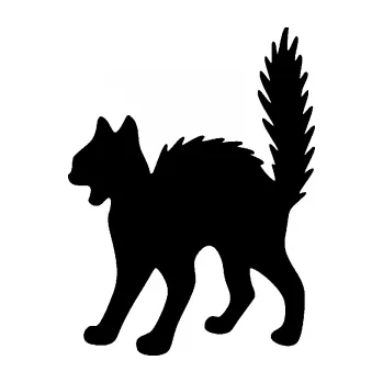 Samolepící dekorace SAMOLEPKA Kočka 013 levá (01 - černá) NA AUTO, NÁLEPKA, FÓLIE, POLEP, TUNING, VLASTNÍ TEXT, TISK, AUTOSAMOLEPKY.cz, POLEPY, OBRÁZEK, LOGO, SAMOLEPKY