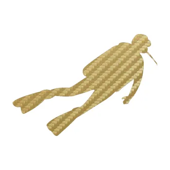 Polep vozidla SAMOLEPKA Potápěč 006 pravá (59 - 3D karbon zlatý) NA AUTO, NÁLEPKA, FÓLIE, POLEP, TUNING, VLASTNÍ TEXT, TISK, AUTOSAMOLEPKY.cz, POLEPY, OBRÁZEK, LOGO, SAMOLEPKY