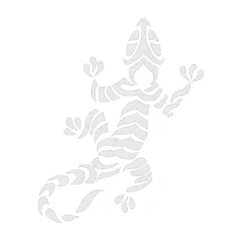 Samolepící dekorace Ještěrka 009 pravá (84 - Ultra Metalic bílá) SAMOLEPKA NA AUTO, NÁLEPKA, FÓLIE, POLEP, TUNING, VLASTNÍ TEXT, TISK, AUTOSAMOLEPKY.cz, POLEPY, OBRÁZEK, LOGO, 3D STICKERS