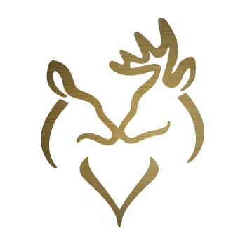 Samolepící dekorace Jelen laň láska pravá (64 - škrábaný kov zlatý) SAMOLEPKA NA AUTO, NÁLEPKA, FÓLIE, POLEP, TUNING, VLASTNÍ TEXT, TISK, AUTOSAMOLEPKY.cz, POLEPY, OBRÁZEK, LOGO, 3D STICKERS