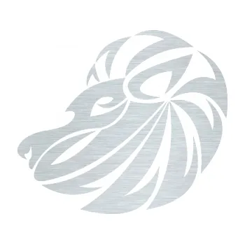 Samolepící dekorace SAMOLEPKA Lev zvěrokruh 003 levá (61 - škrábaný hliník) NA AUTO, NÁLEPKA, FÓLIE, POLEP, TUNING, VLASTNÍ TEXT, TISK, AUTOSAMOLEPKY.cz, POLEPY, OBRÁZEK, LOGO, SAMOLEPKY