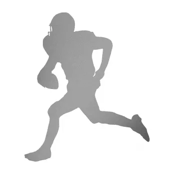 Polep vozidla Americký fotbal 001 levá (42 - stříbrná metalíza) SAMOLEPKA NA AUTO, NÁLEPKA, FÓLIE, POLEP, TUNING, VLASTNÍ TEXT, TISK, AUTOSAMOLEPKY.cz, POLEPY, OBRÁZEK, LOGO, 3D STICKERS