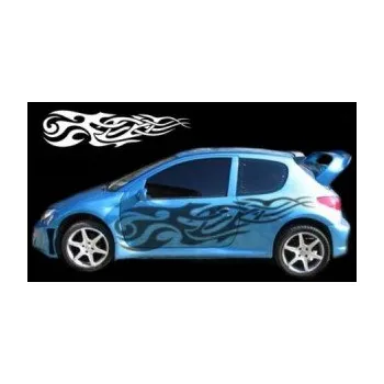 Polep vozidla SAMOLEPKA Samolepka na bok plameny 105 (02 - světle červená) NA AUTO, NÁLEPKA, FÓLIE, POLEP, TUNING, VLASTNÍ TEXT, TISK, AUTOSAMOLEPKY.cz, POLEPY, OBRÁZEK, LOGO, SAMOLEPKY