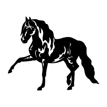 Samolepící dekorace SAMOLEPKA Kůň 039 levá (01 - černá) NA AUTO, NÁLEPKA, FÓLIE, POLEP, TUNING, VLASTNÍ TEXT, TISK, AUTOSAMOLEPKY.cz, POLEPY, OBRÁZEK, LOGO, SAMOLEPKY