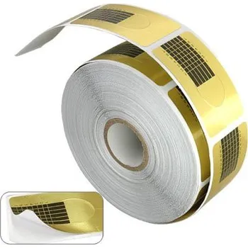 Umělé nehty NehtyShop Šablona na acryl i gel 100 ks - zlatá