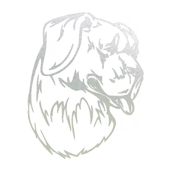 samolepka Pes 021 pravá (60 - pískované sklo) SAMOLEPKA NA AUTO, NÁLEPKA, FÓLIE, POLEP, TUNING, VLASTNÍ TEXT, TISK, AUTOSAMOLEPKY.cz, POLEPY, OBRÁZEK, LOGO, 3D STICKERS