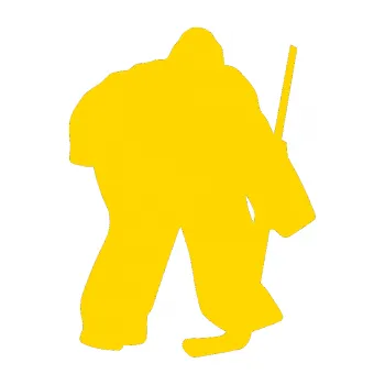 Samolepicí dekorace na vozidlo Hokejista 011 pravá brankář (13 - jasně žlutá) SAMOLEPKA NA AUTO, NÁLEPKA, FÓLIE, POLEP, TUNING, VLASTNÍ TEXT, TISK, AUTOSAMOLEPKY.cz, POLEPY, OBRÁZEK, LOGO, 3D STICKERS