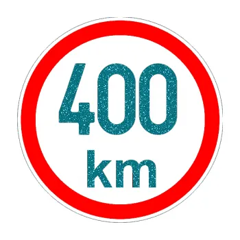 samolepka Maximální rychlost 400km - nejvyšší konstrukční rychlost (92 - Ultra Metalic tyrkysová) SAMOLEPKA NA AUTO, NÁLEPKA, FÓLIE, POLEP, TUNING, VLASTNÍ TEXT, TISK, AUTOSAMOLEPKY.cz, POLEPY, OBRÁZEK, LOGO, 3D STICKERS