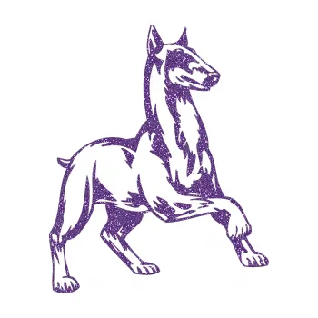 Polep vozidla SAMOLEPKA Pes 027 pravá (87 - Ultra Metalic fialová) NA AUTO, NÁLEPKA, FÓLIE, POLEP, TUNING, VLASTNÍ TEXT, TISK, AUTOSAMOLEPKY.cz, POLEPY, OBRÁZEK, LOGO, SAMOLEPKY