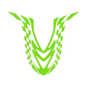 Polep vozidla SAMOLEPKA Kapota 006 šachovnice (04 - zelená kawasaki) NA AUTO, NÁLEPKA, FÓLIE, POLEP, TUNING, VLASTNÍ TEXT, TISK, AUTOSAMOLEPKY.cz, POLEPY, OBRÁZEK, LOGO, SAMOLEPKY