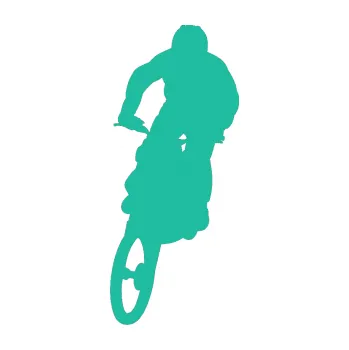 Samolepící dekorace SAMOLEPKA Motorka 013 levá motokros (25 - tyrkysová) NA AUTO, NÁLEPKA, FÓLIE, POLEP, TUNING, VLASTNÍ TEXT, TISK, AUTOSAMOLEPKY.cz, POLEPY, OBRÁZEK, LOGO, SAMOLEPKY