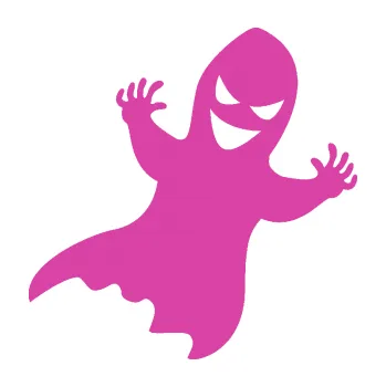 Samolepící dekorace Duch 007 pravá (16 - růžová) SAMOLEPKA NA AUTO, NÁLEPKA, FÓLIE, POLEP, TUNING, VLASTNÍ TEXT, TISK, AUTOSAMOLEPKY.cz, POLEPY, OBRÁZEK, LOGO, 3D STICKERS