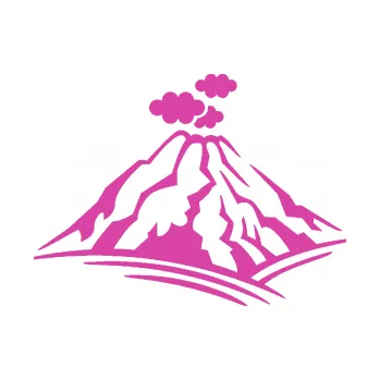 Samolepící dekorace Krajina hory 018 levá (16 - růžová) SAMOLEPKA NA AUTO, NÁLEPKA, FÓLIE, POLEP, TUNING, VLASTNÍ TEXT, TISK, AUTOSAMOLEPKY.cz, POLEPY, OBRÁZEK, LOGO, 3D STICKERS