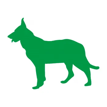 Polep vozidla SAMOLEPKA Pes 079 levá Německý ovčák (12 - zelená) NA AUTO, NÁLEPKA, FÓLIE, POLEP, TUNING, VLASTNÍ TEXT, TISK, AUTOSAMOLEPKY.cz, POLEPY, OBRÁZEK, LOGO, SAMOLEPKY