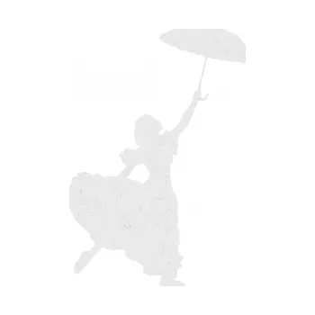 Polep vozidla SAMOLEPKA NA AUTO Dáma s deštníkem 001 levá (84 - Ultra Metalic bílá) NÁLEPKA, FÓLIE, POLEP, TUNING, VLASTNÍ TEXT, TISK, AUTOSAMOLEPKY.cz, POLEPY, OBRÁZEK, LOGO, SAMOLEPKY