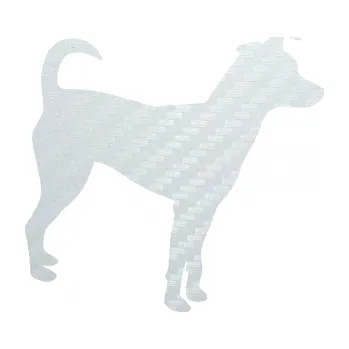 Polep vozidla SAMOLEPKA Pes 100 pravá Pražský krysařík (51 - 3D karbon bílý) NA AUTO, NÁLEPKA, FÓLIE, POLEP, TUNING, VLASTNÍ TEXT, TISK, AUTOSAMOLEPKY.cz, POLEPY, OBRÁZEK, LOGO, SAMOLEPKY