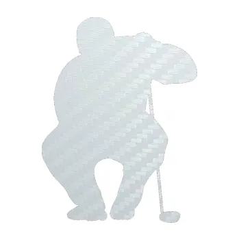 Polep vozidla SAMOLEPKA Golfista 006 pravá (51 - 3D karbon bílý) NA AUTO, NÁLEPKA, FÓLIE, POLEP, TUNING, VLASTNÍ TEXT, TISK, AUTOSAMOLEPKY.cz, POLEPY, OBRÁZEK, LOGO, SAMOLEPKY